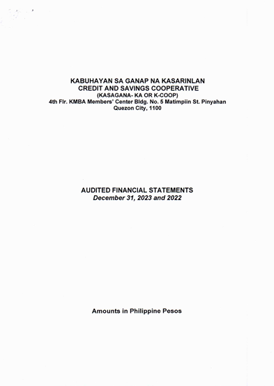 Kabuhayan Sa Ganap Na Kasarinlan Credit And Savings Cooperative
